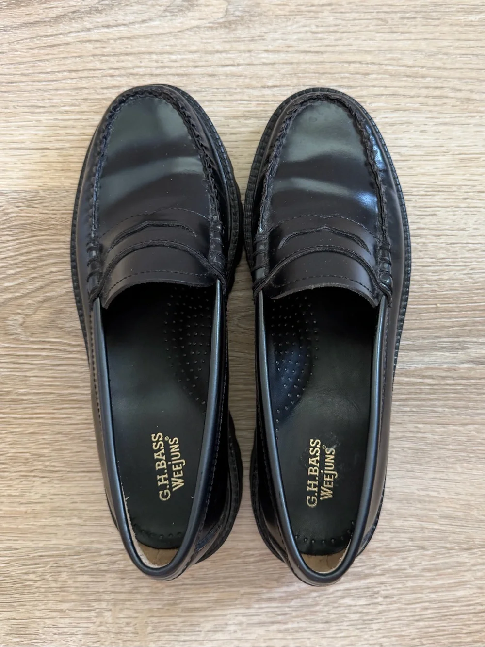 G.H.Bass Weejuns Whitney Super Lug Loafer Lightweight Sole size 7.5